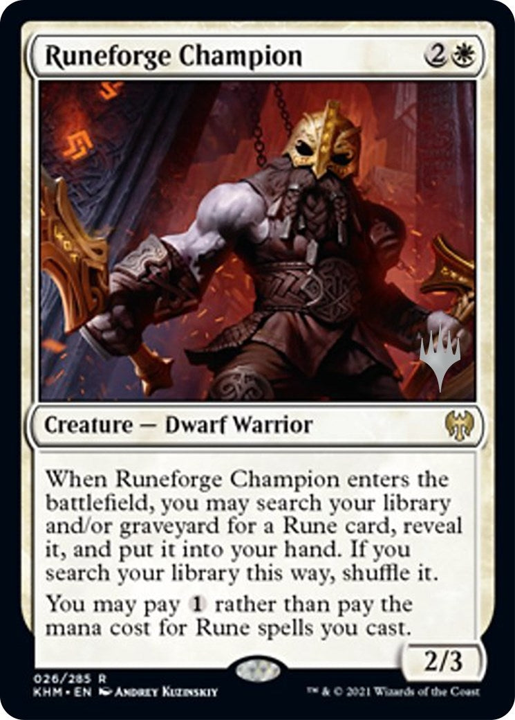 Image for Runeforge Champion (26) [Kaldheim] - Magic: The Gathering