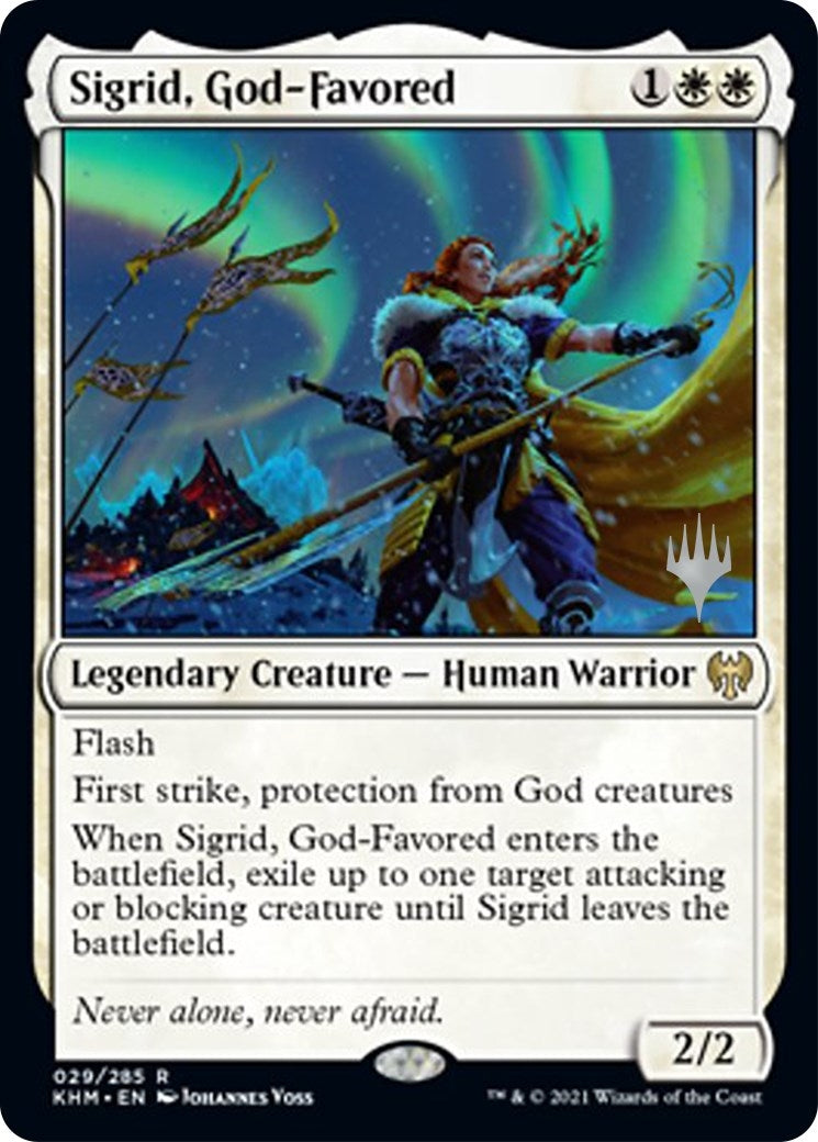 Image for Sigrid, God-Favored (29) [Kaldheim] - Magic: The Gathering