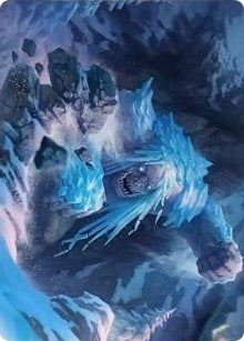 Image for Icehide Troll Art Card (46) [Kaldheim] - Magic: The Gathering