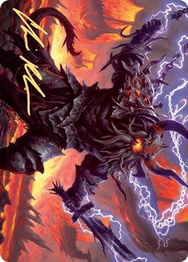 Image for Kardur, Doomscourge Art Card (Gold-Stamped Signature) (57) [Kaldheim] - Magic: The Gathering