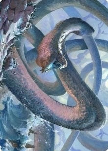 Image for Koma, Cosmos Serpent Art Card (60/81) (60) [Kaldheim] - Magic: The Gathering