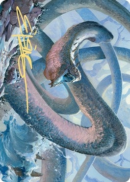 Image for Koma, Cosmos Serpent Art Card (60/81) (Gold-Stamped Signature) (60) [Kaldheim] - Magic: The Gathering