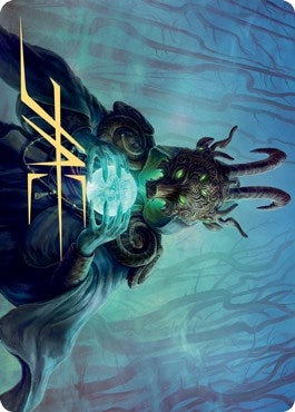 Image for Masked Vandal Art Card (Gold-Stamped Signature) (49) [Kaldheim] - Magic: The Gathering