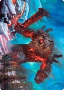 Image for Quakebringer Art Card (37) [Kaldheim] - Magic: The Gathering