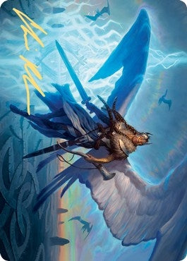 Image for Righteous Valkyrie Art Card (Gold-Stamped Signature) (6) [Kaldheim] - Magic: The Gathering