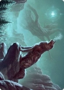 Image for Sarulf's Packmate Art Card (51) [Kaldheim] - Magic: The Gathering