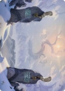 Image for Snow-Covered Plains (74/81) Art Card (74) [Kaldheim] - Magic: The Gathering