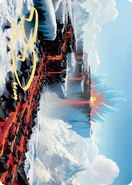 Image for Surtland Frostpyre Art Card (Gold-Stamped Signature) (75) [Kaldheim] - Magic: The Gathering