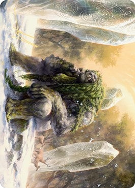 Image for Svella, Ice Shaper Art Card (Gold-Stamped Signature) (66) [Kaldheim] - Magic: The Gathering