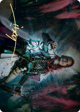 Image for Tergrid, God of Fright Art Card (Gold-Stamped Signature) (27) [Kaldheim] - Magic: The Gathering