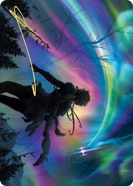 Image for The Prismatic Bridge Art Card (Gold-Stamped Signature) (64) [Kaldheim] - Magic: The Gathering