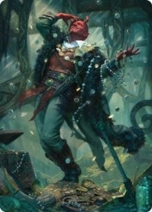 Image for Tibalt, Cosmic Impostor Art Card (67) [Kaldheim] - Magic: The Gathering