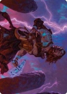 Image for Toralf, God of Fury Art Card (39) [Kaldheim] - Magic: The Gathering