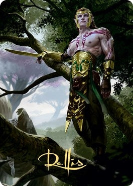 Image for Tyvar Kell Art Card (Gold-Stamped Signature) (53) [Kaldheim] - Magic: The Gathering