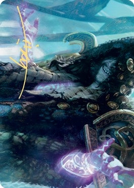 Image for Valki, God of Lies Art Card (Gold-Stamped Signature) (28) [Kaldheim] - Magic: The Gathering