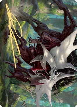 Image for Vorinclex, Monstrous Raider Art Card (54/81) (Gold-Stamped Signature) (54) [Kaldheim] - Magic: The Gathering