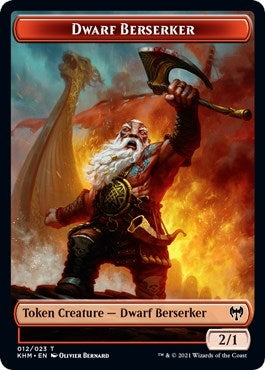 Image for Dwarf Berserker // Bird Double-Sided Token (12 // 5) [Kaldheim] - Magic: The Gathering