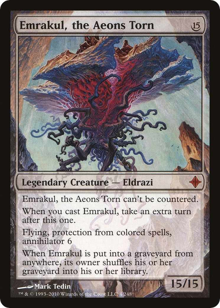 Image for Emrakul, the Aeons Torn (Rise of the Eldrazi) (4) [Oversize Cards] - Magic: The Gathering