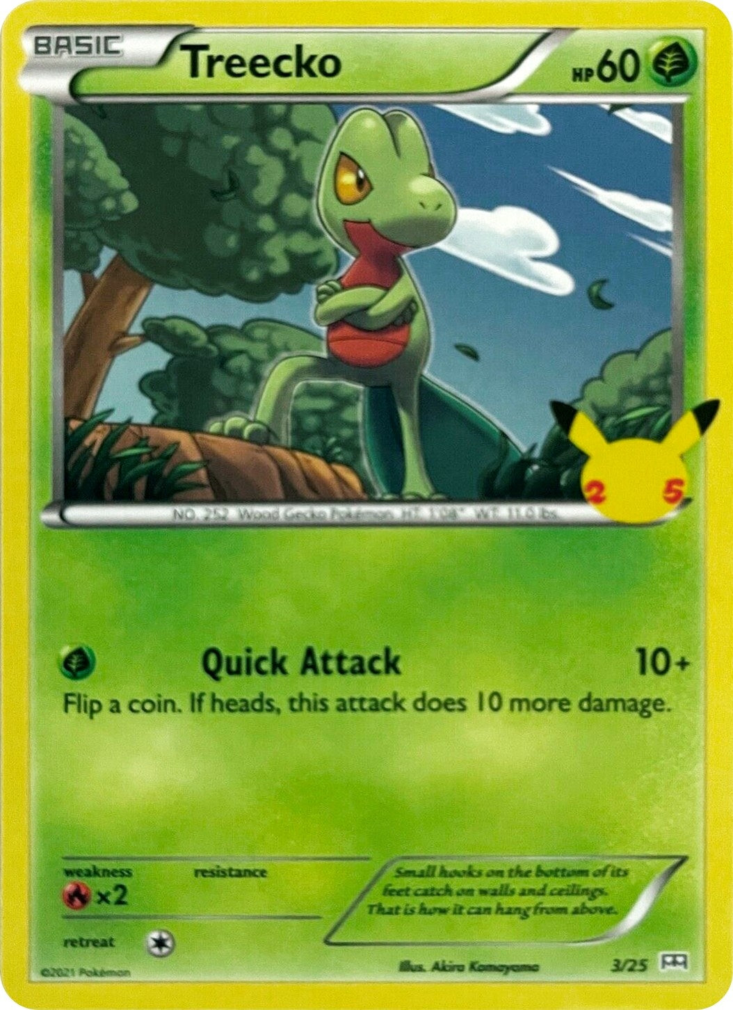 Image for Treecko (003/025) [McDonald's 25th Anniversary Promos] - Pokemon