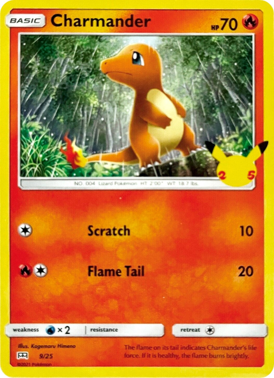 Image for Charmander (009/025) [McDonald's 25th Anniversary Promos] - Pokemon