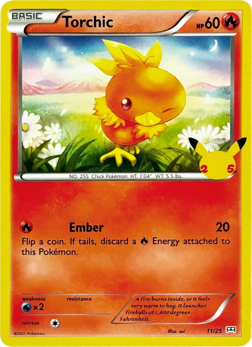 Image for Torchic (011/025) [McDonald's 25th Anniversary Promos] - Pokemon