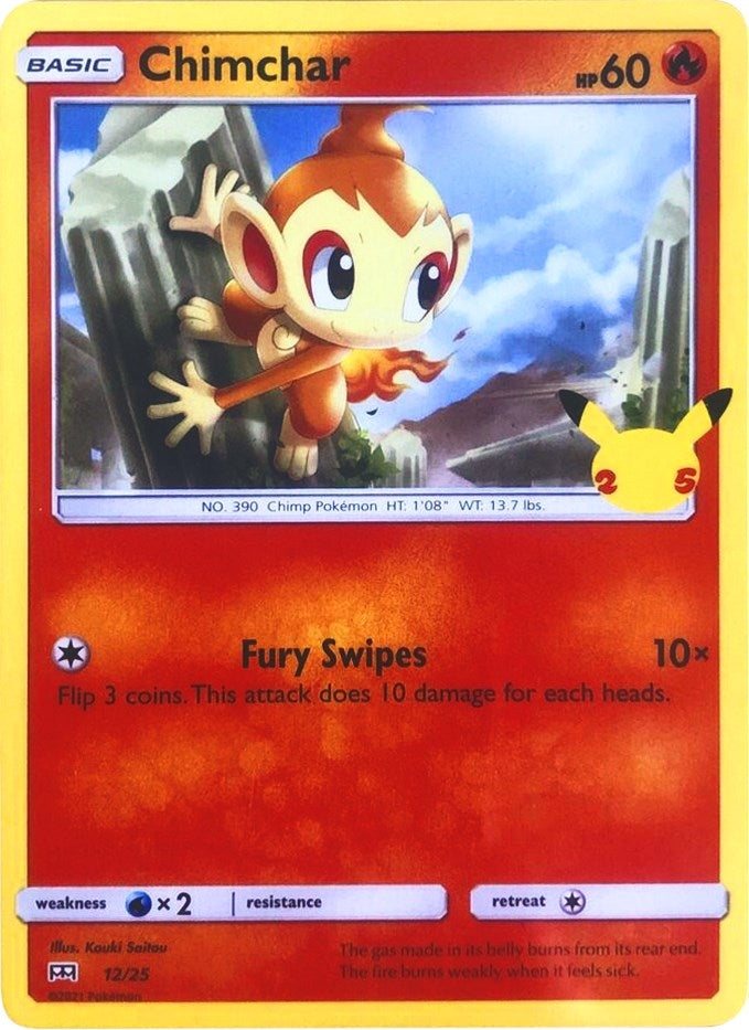 Image for Chimchar (012/025) [McDonald's 25th Anniversary Promos] - Pokemon