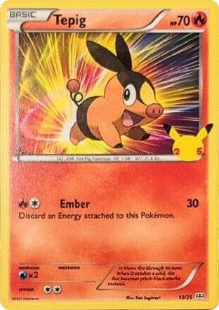 Image for Tepig (013/025) [McDonald's 25th Anniversary Promos] - Pokemon