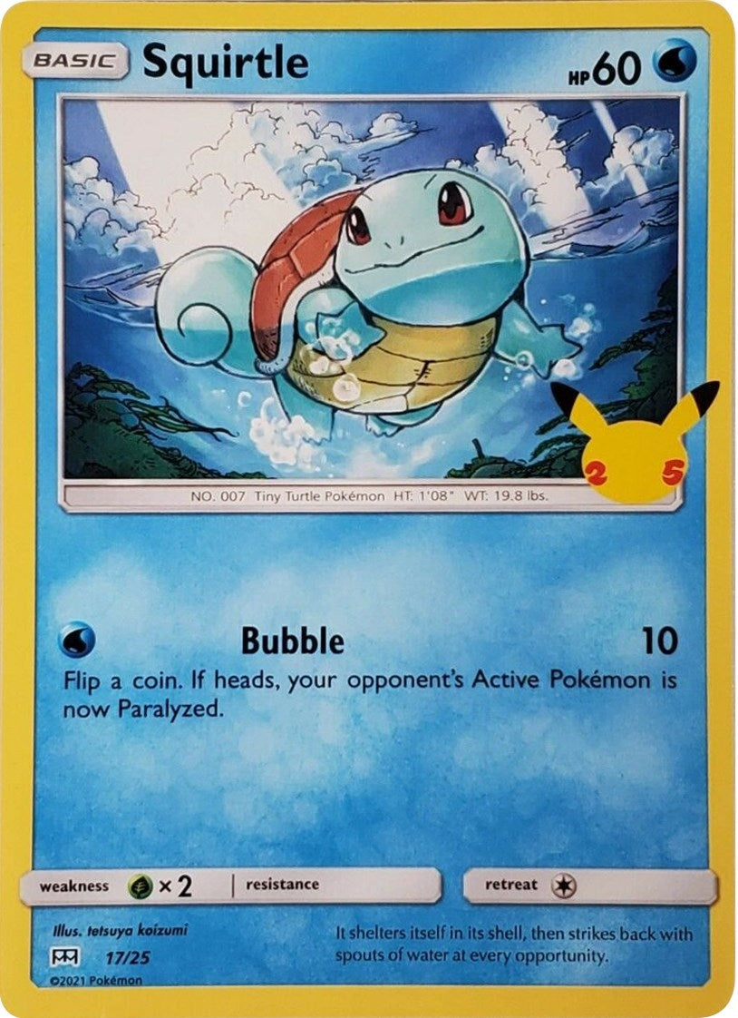 Image for Squirtle (017/025) [McDonald's 25th Anniversary Promos] - Pokemon