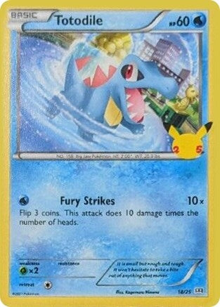 Image for Totodile (018/025) [McDonald's 25th Anniversary Promos] - Pokemon