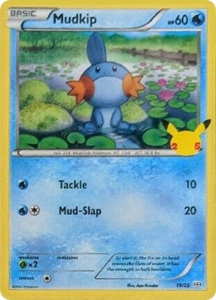 Image for Mudkip (019/025) [McDonald's 25th Anniversary Promos] - Pokemon
