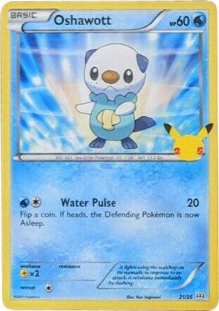 Image for Oshawott (021/025) [McDonald's 25th Anniversary Promos] - Pokemon
