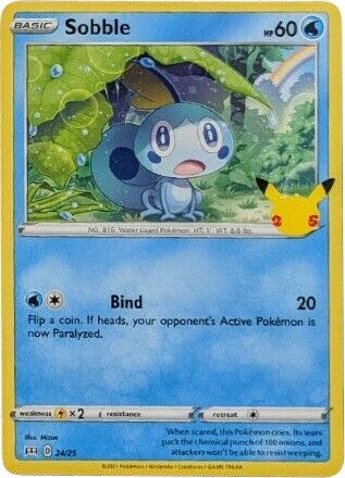 Image for Sobble (024/025) [McDonald's 25th Anniversary Promos] - Pokemon
