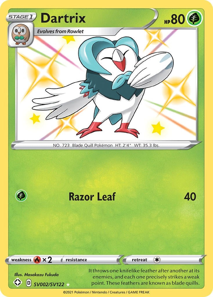 Image for Dartrix (SV002/SV122) [Shining Fates: Shiny Vault] - Pokemon