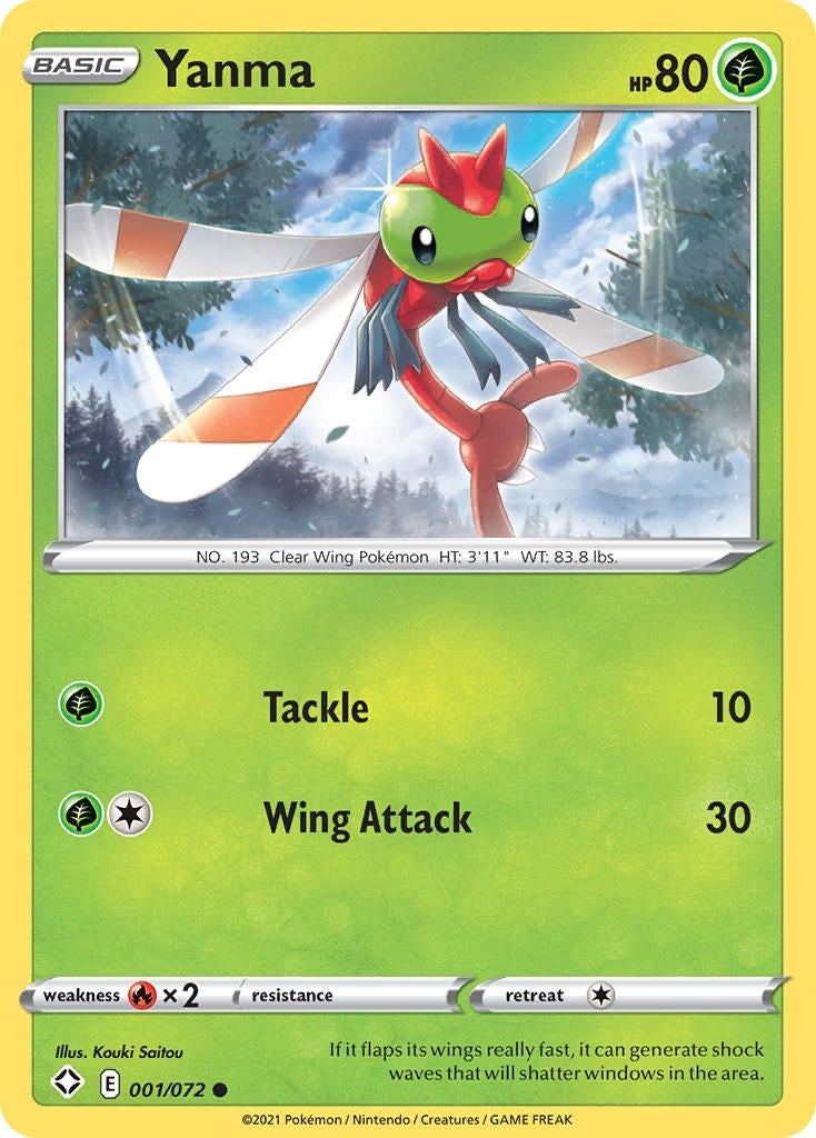Image for Yanma (001/072) [Shining Fates] - Pokemon