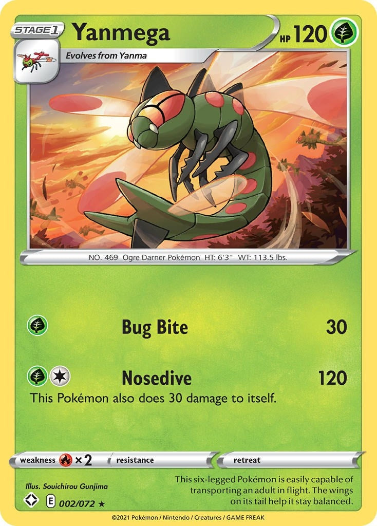 Image for Yanmega (002/072) [Shining Fates] - Pokemon