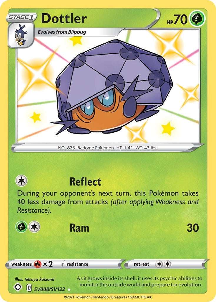 Image for Dottler (SV008/SV122) [Shining Fates: Shiny Vault] - Pokemon