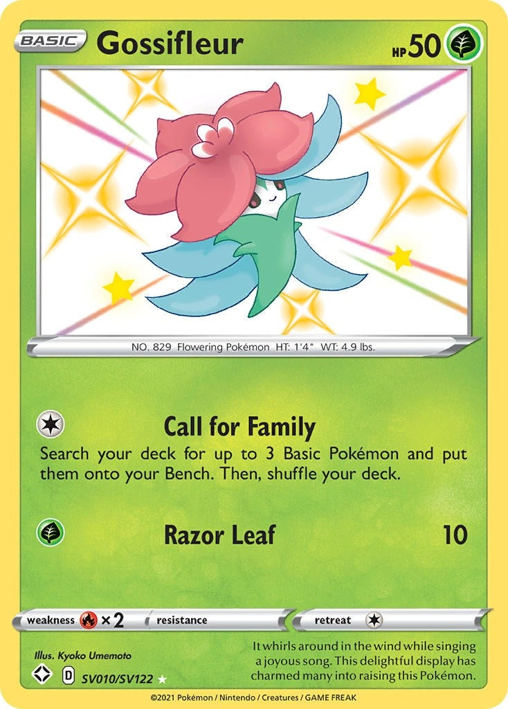 Image for Gossifleur (SV010/SV122) [Shining Fates: Shiny Vault] - Pokemon