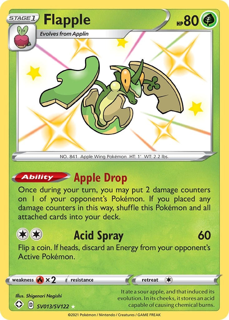 Image for Flapple (SV013/SV122) [Shining Fates: Shiny Vault] - Pokemon