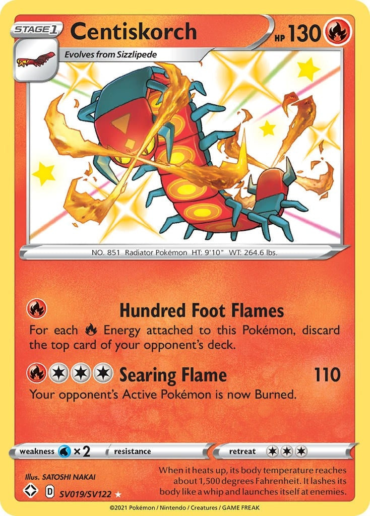 Image for Centiskorch (SV019/SV122) [Shining Fates: Shiny Vault] - Pokemon
