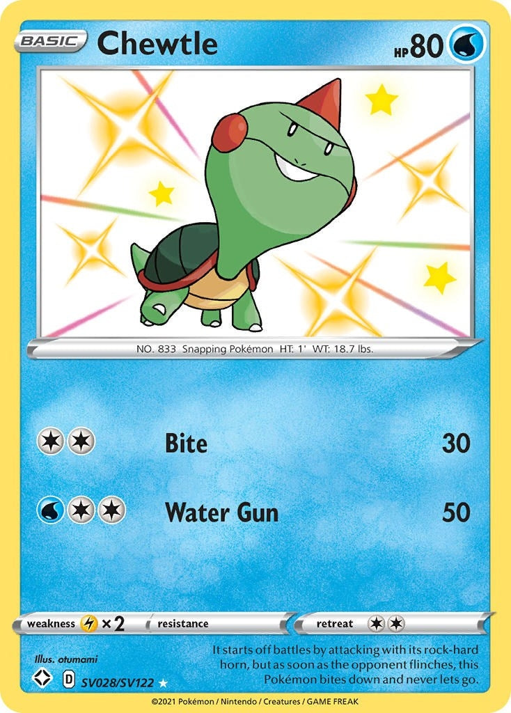 Image for Chewtle (SV028/SV122) [Shining Fates: Shiny Vault] - Pokemon