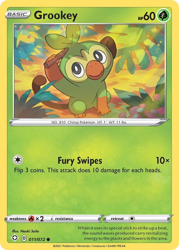 Image for Grookey (011/072) [Shining Fates] - Pokemon