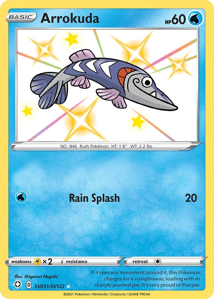 Image for Arrokuda (SV031/SV122) [Shining Fates: Shiny Vault] - Pokemon