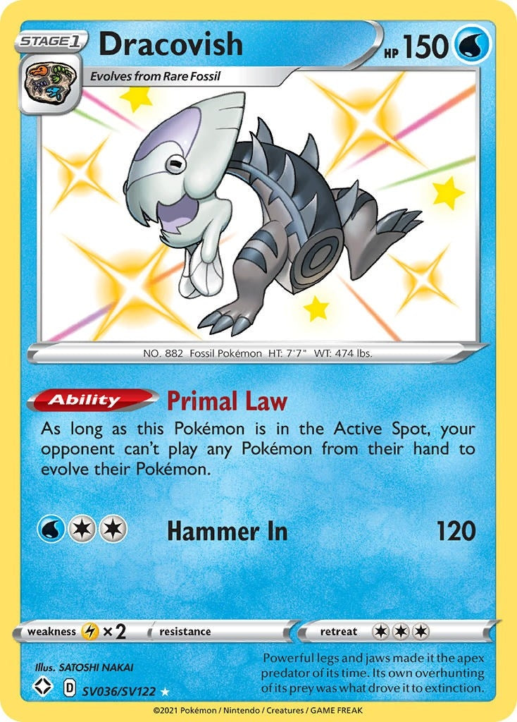 Image for Dracovish (SV036/SV122) [Shining Fates: Shiny Vault] - Pokemon