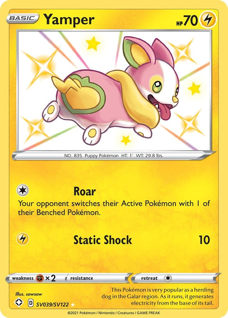 Image for Yamper (SV039/SV122) [Shining Fates: Shiny Vault] - Pokemon