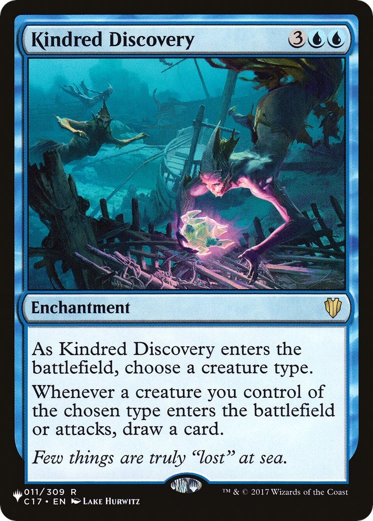 Image for Kindred Discovery (011) [The List Reprints] - Magic: The Gathering