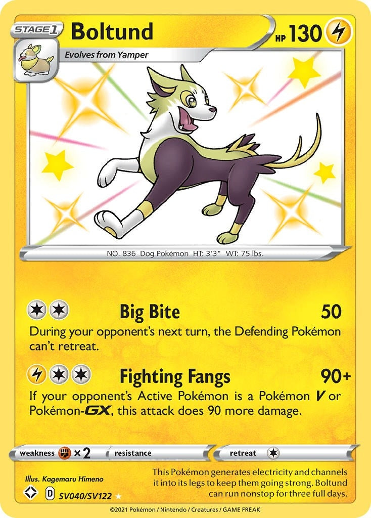 Image for Boltund (SV040/SV122) [Shining Fates: Shiny Vault] - Pokemon
