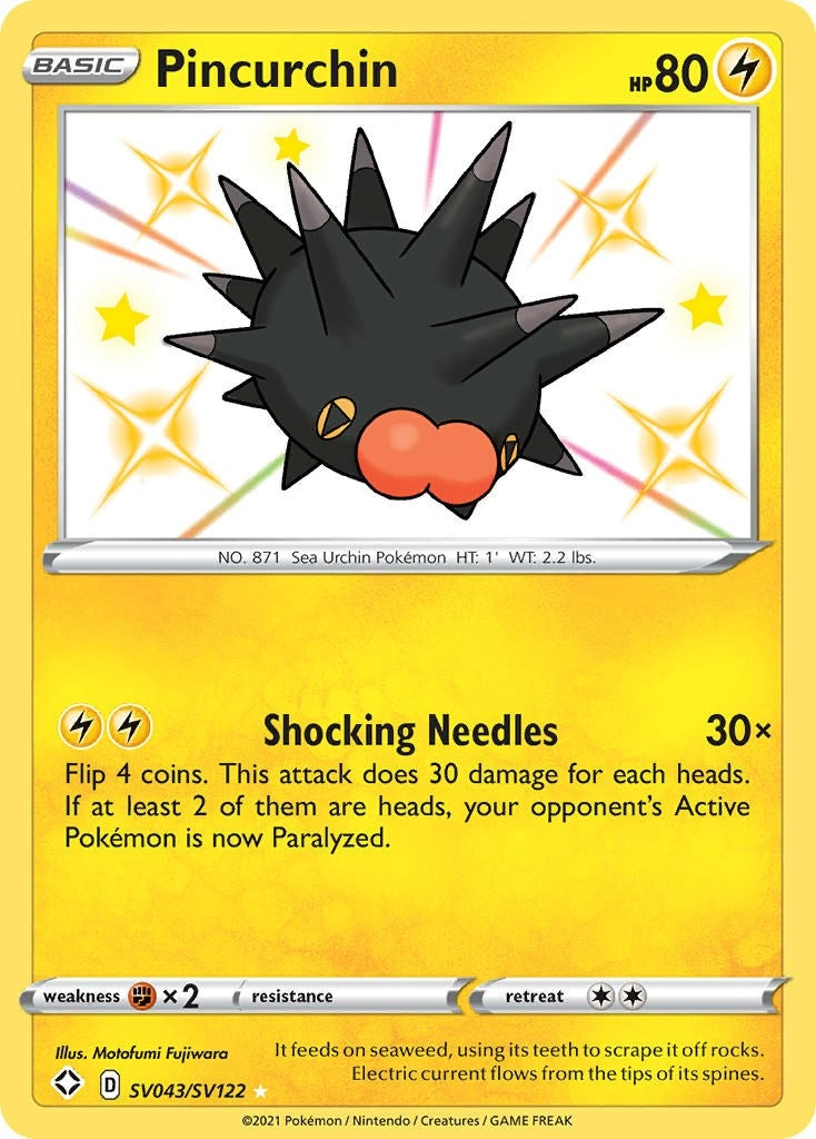 Image for Pincurchin (SV043/SV122) [Shining Fates: Shiny Vault] - Pokemon