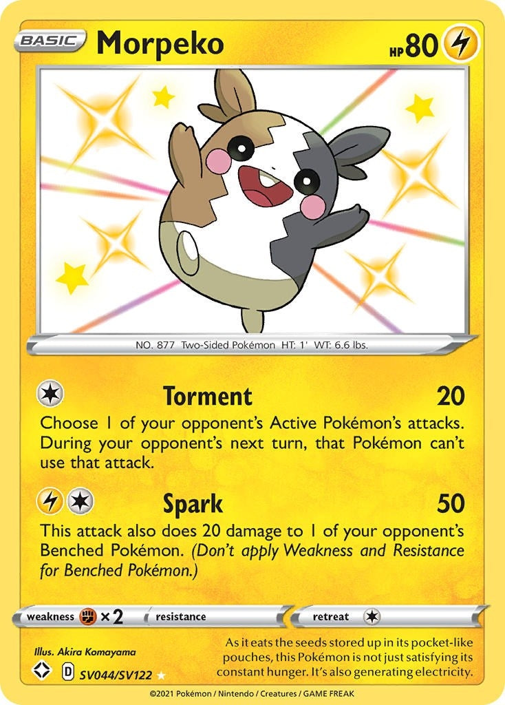 Image for Morpeko (SV044/SV122) [Shining Fates: Shiny Vault] - Pokemon