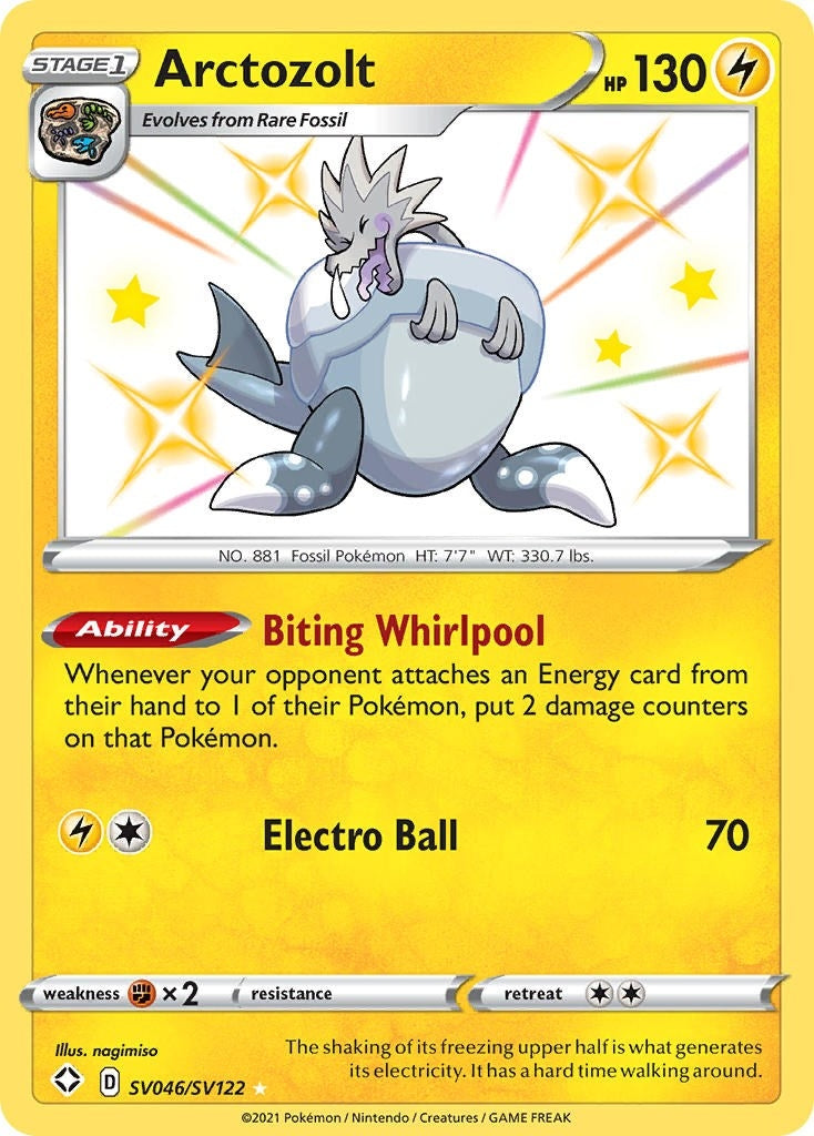 Image for Arctozolt (SV046/SV122) [Shining Fates: Shiny Vault] - Pokemon