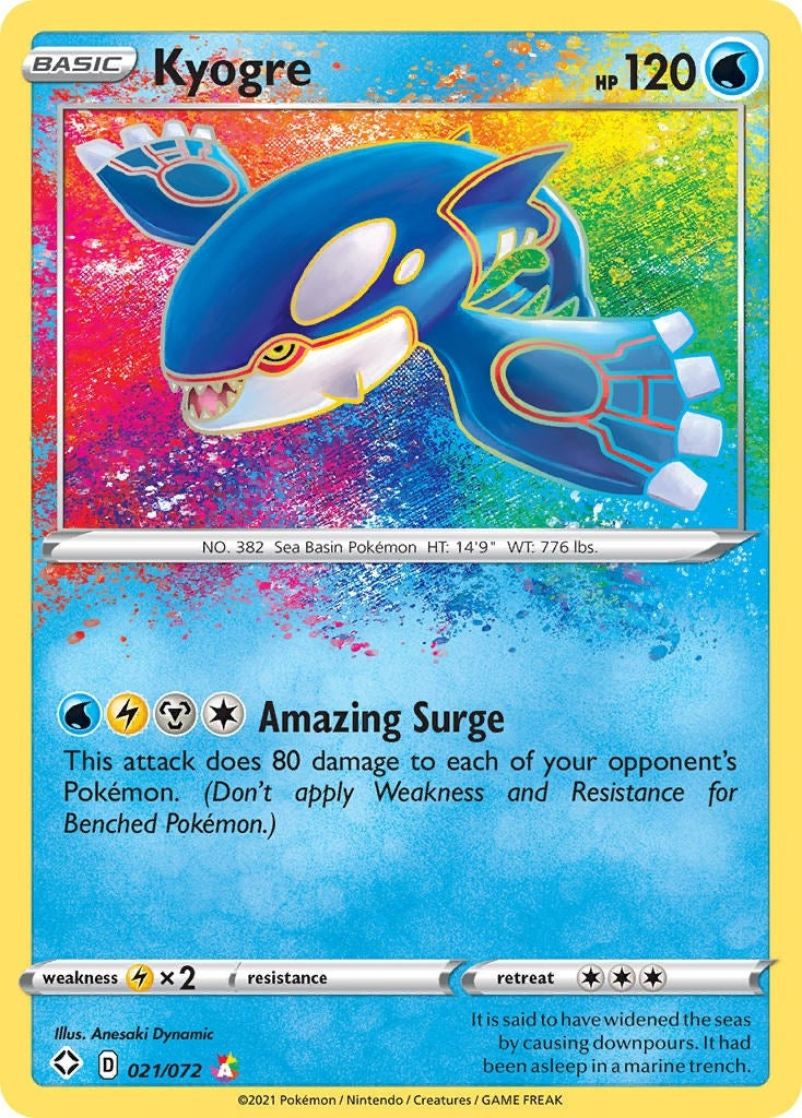 Image for Kyogre (021/072) [Shining Fates] - Pokemon